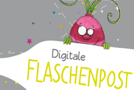 digitale Flaschenpost Text und Mompitz