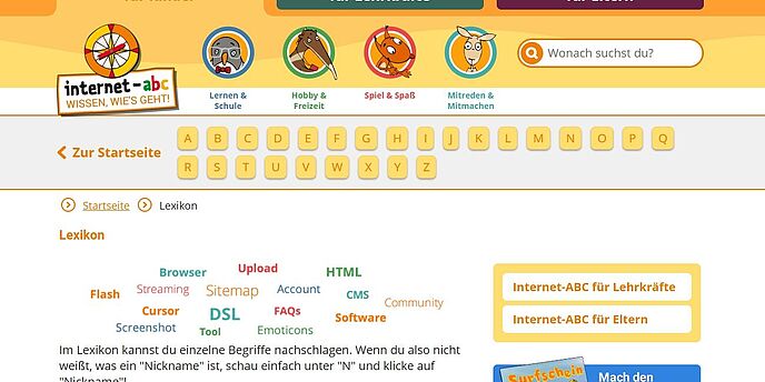 Kinderlexikon online